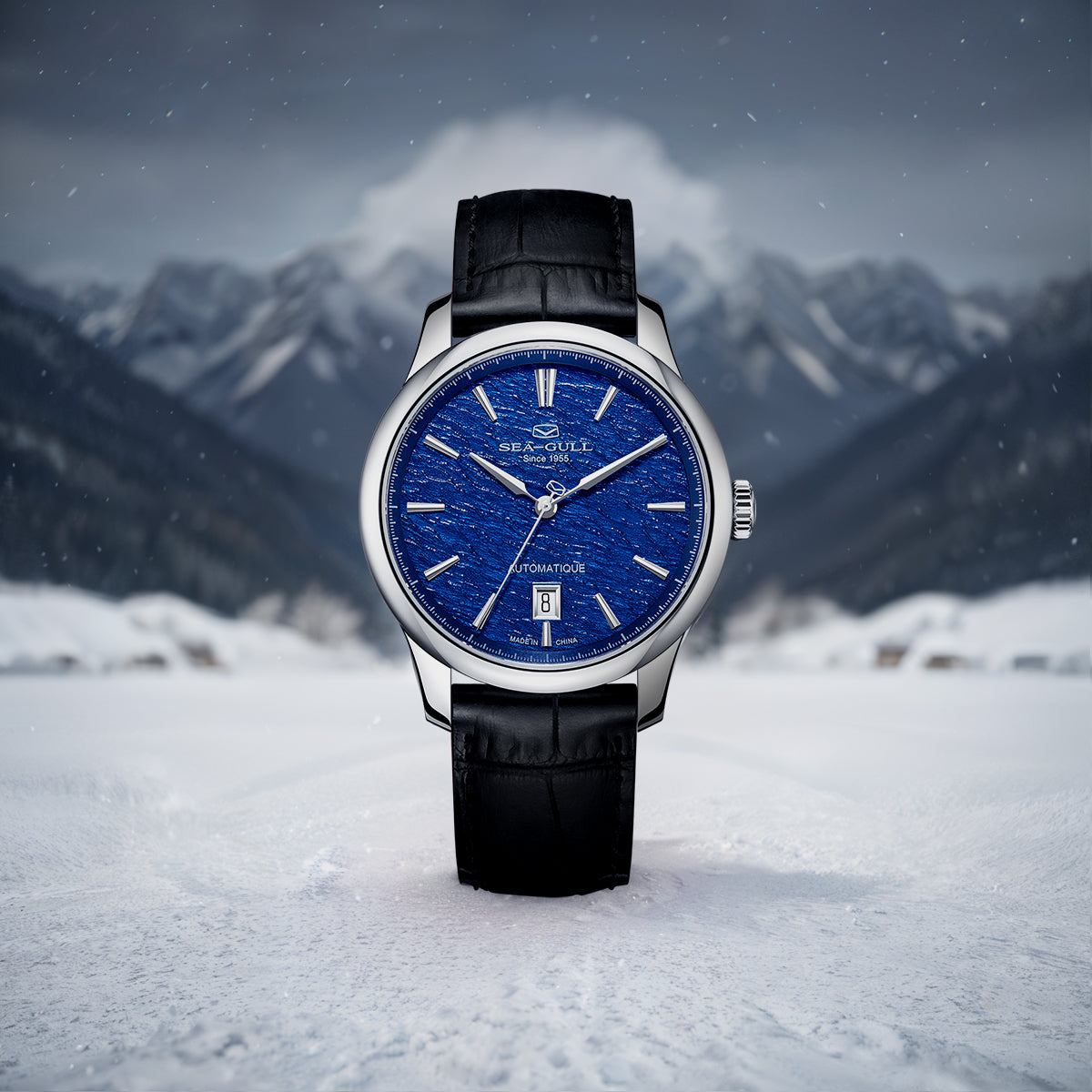 Extraordinaire Cadran Flocon Ultra-fin Habillée 40mm