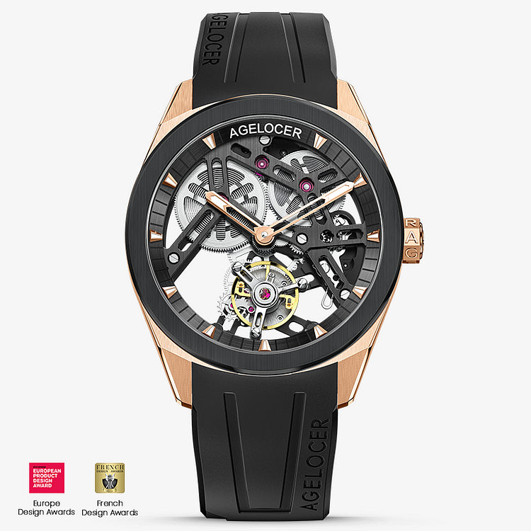 Agelocer Tourbillon Skeleton Ceramic