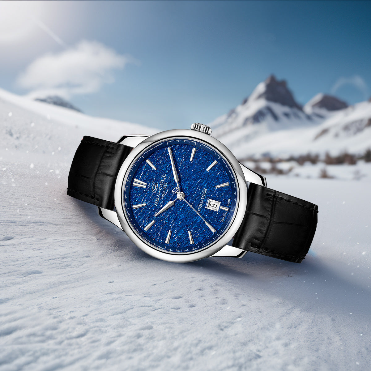Extraordinaire Cadran Flocon Ultra-fin Habillée 40mm