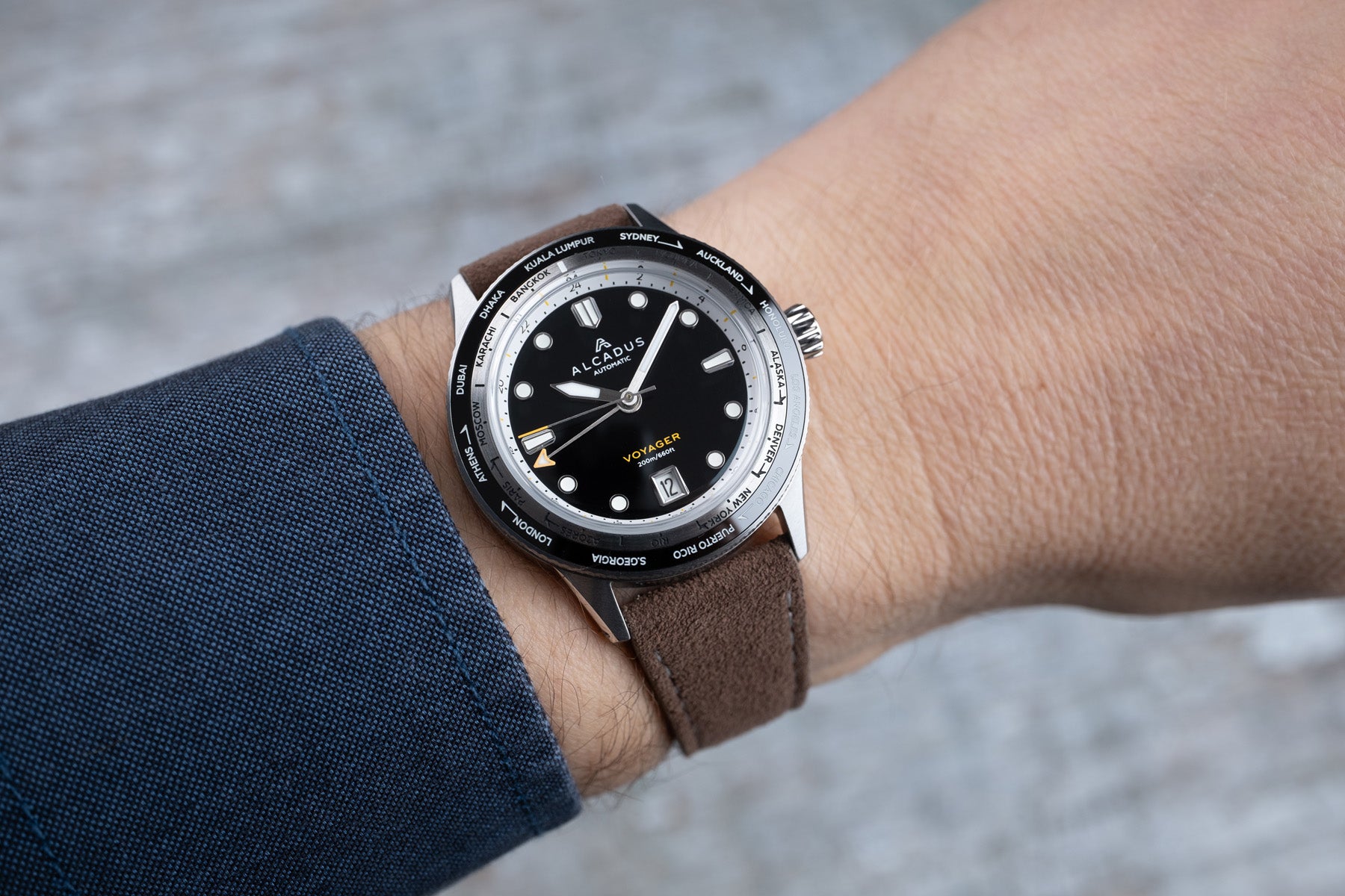 Alcadus Voyager Worldtimer GMT