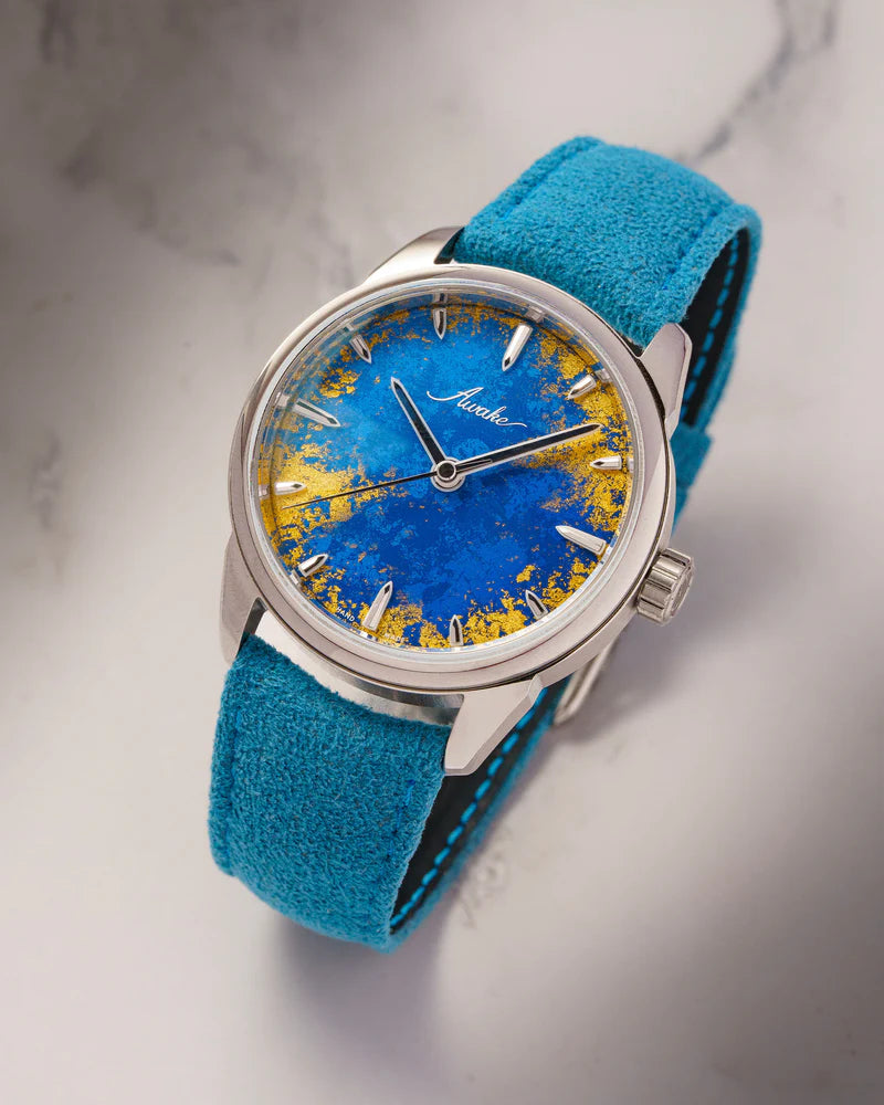 Son Mài - Frosted Leaf « Royal Blue »