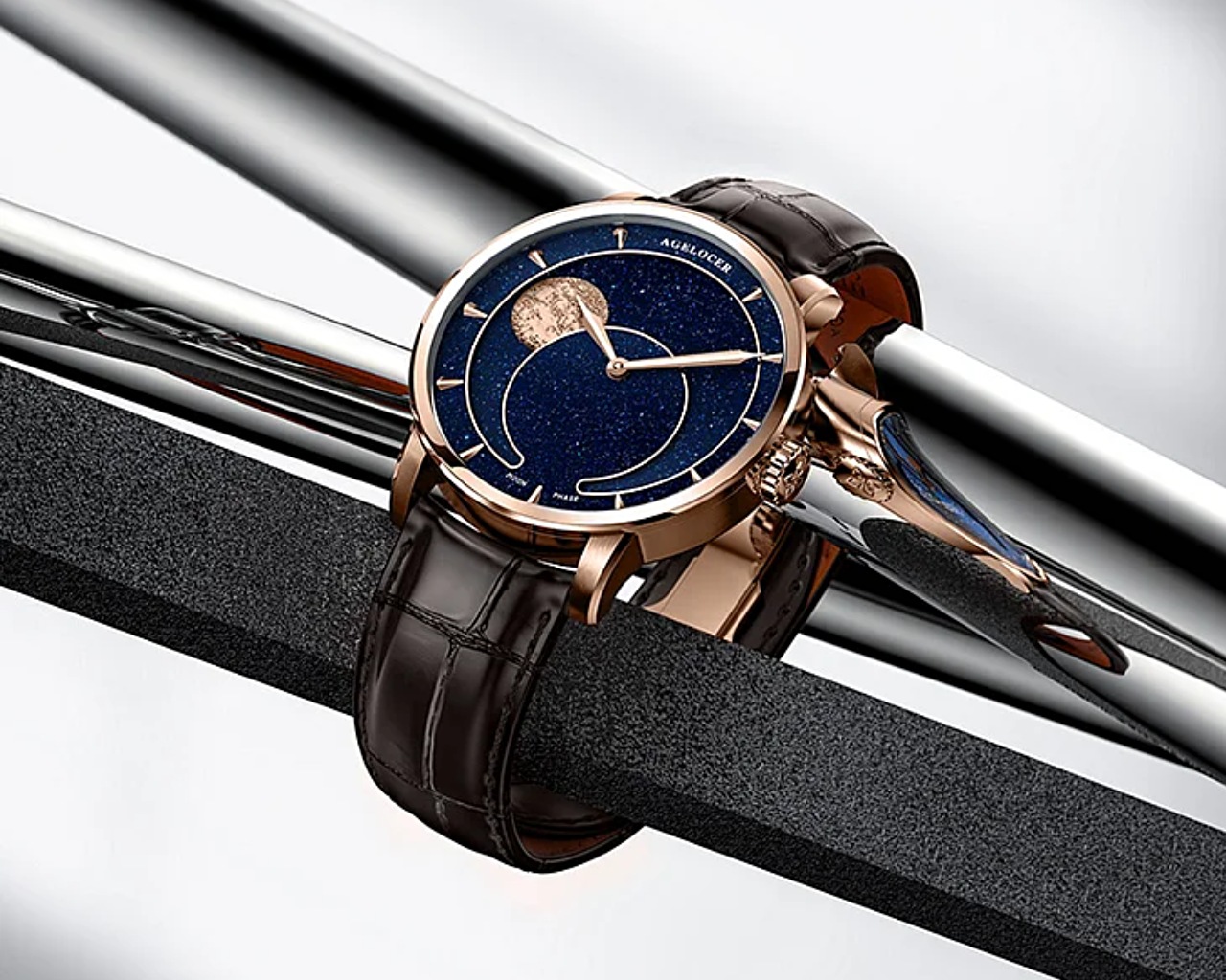 Agelocer Astronomer cadran en aventurine