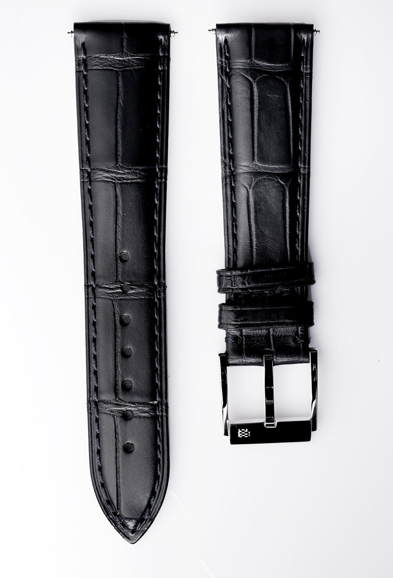 Behrens Alli-gator leather bracelet black classic collection