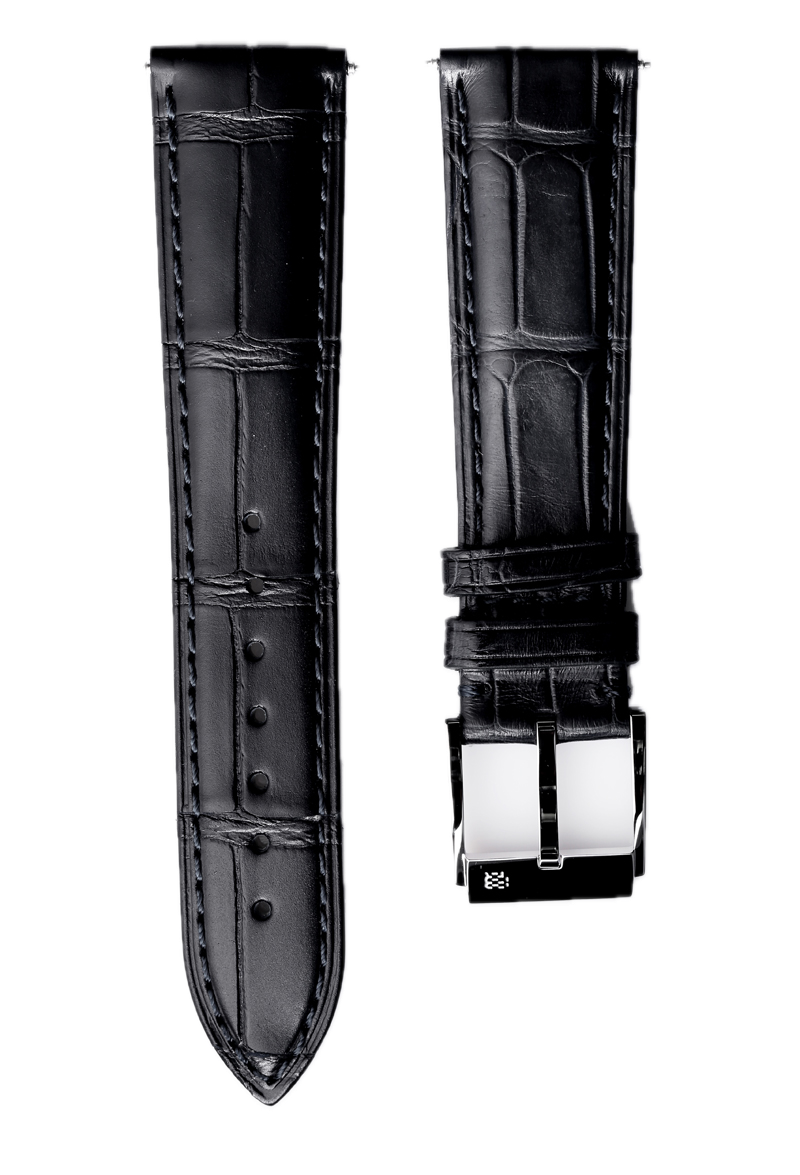 Behrens Alli-gator leather bracelet black classic collection