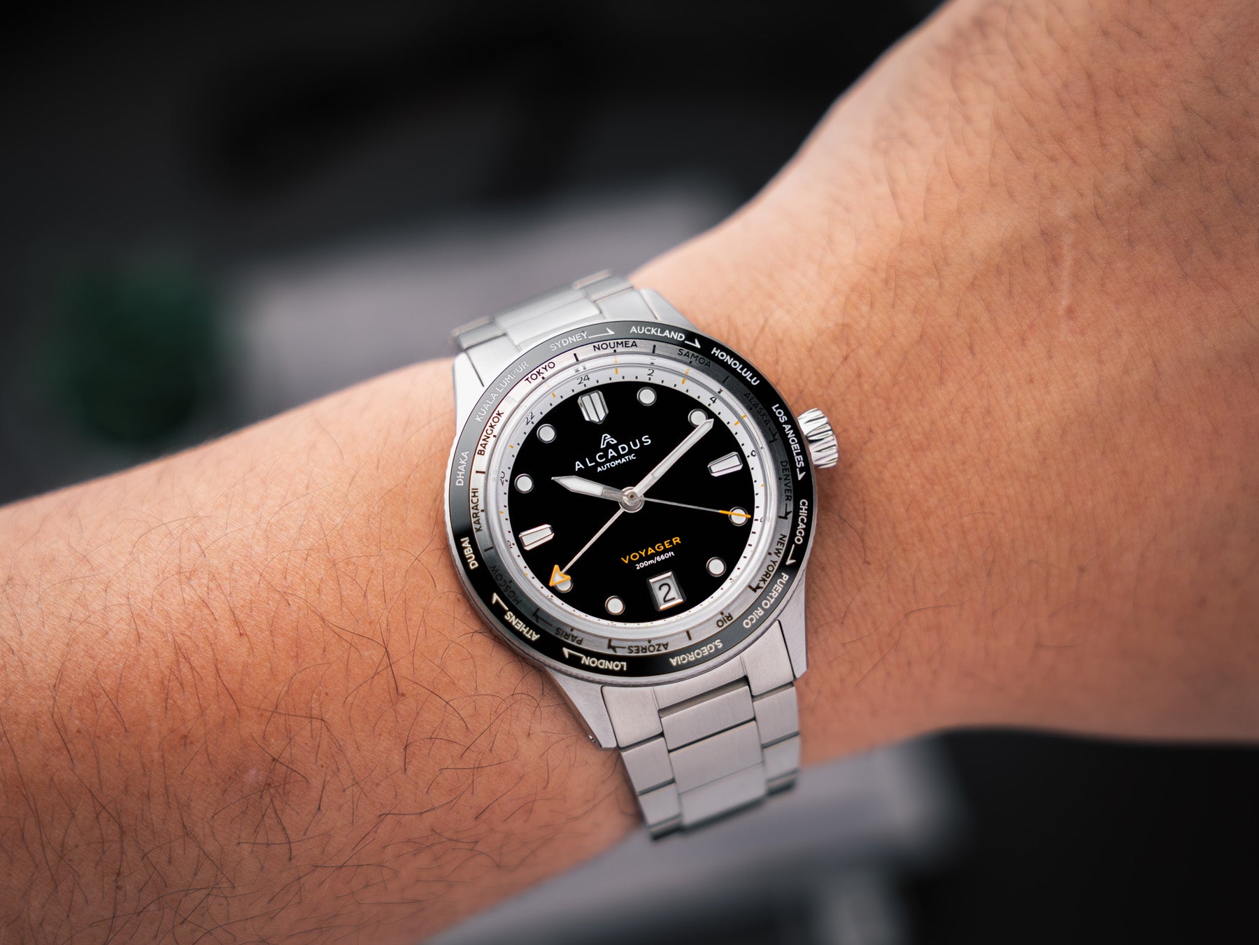 Alcadus Voyager Worldtimer GMT