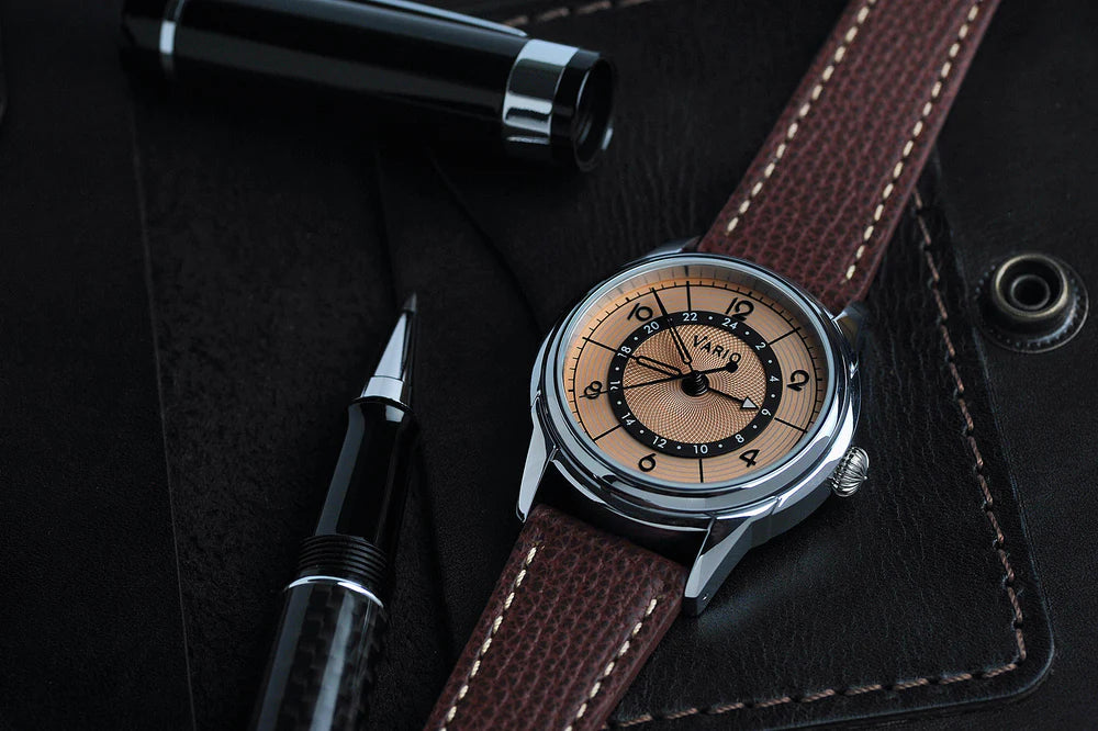 Vario Empire Seasons True GMT Autumn Salmon Automatic