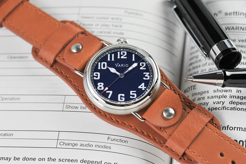 Vario 1918 Pilot Blue Dial