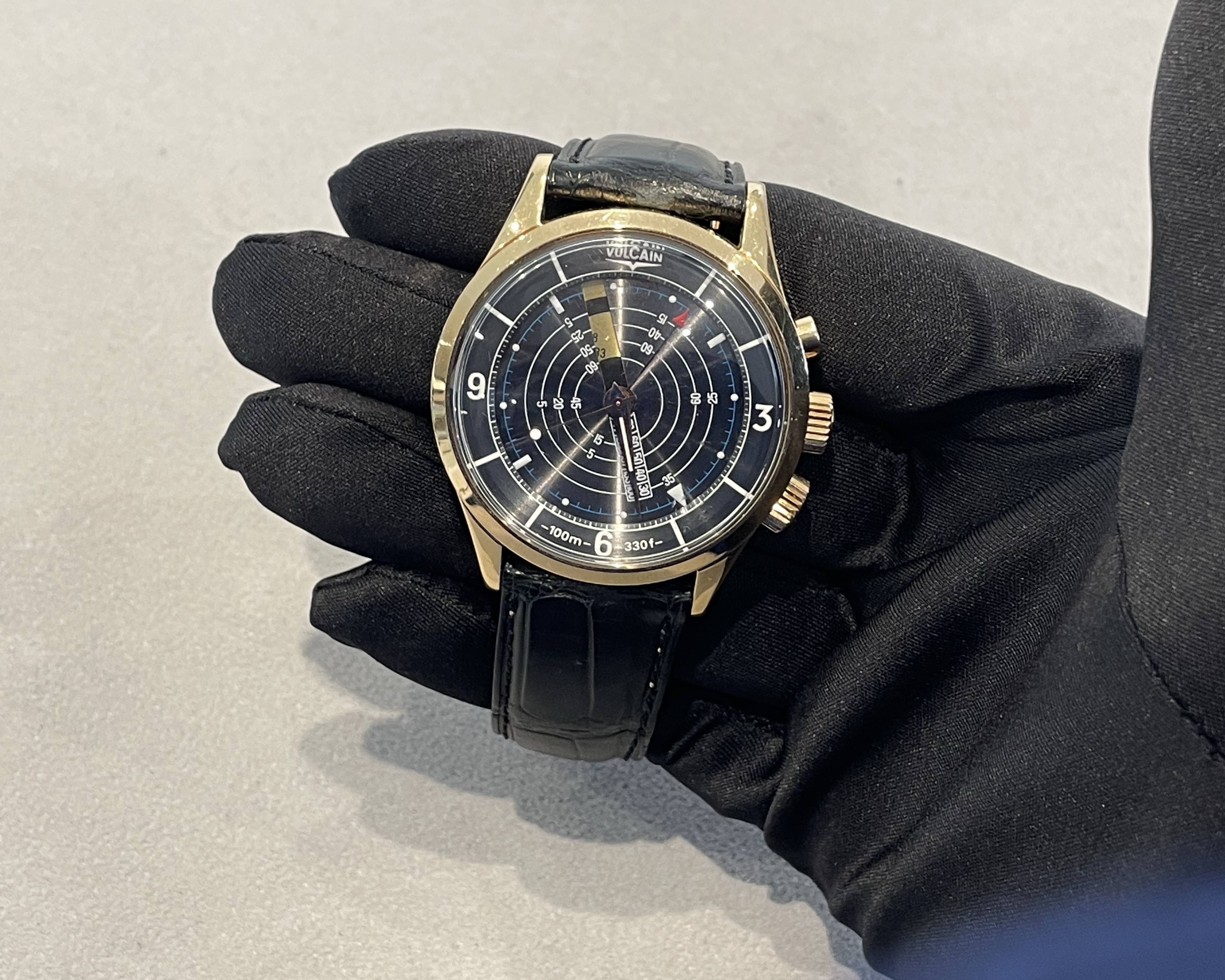VULCAIN Nautical Cricket Or Jaune 100507.026L