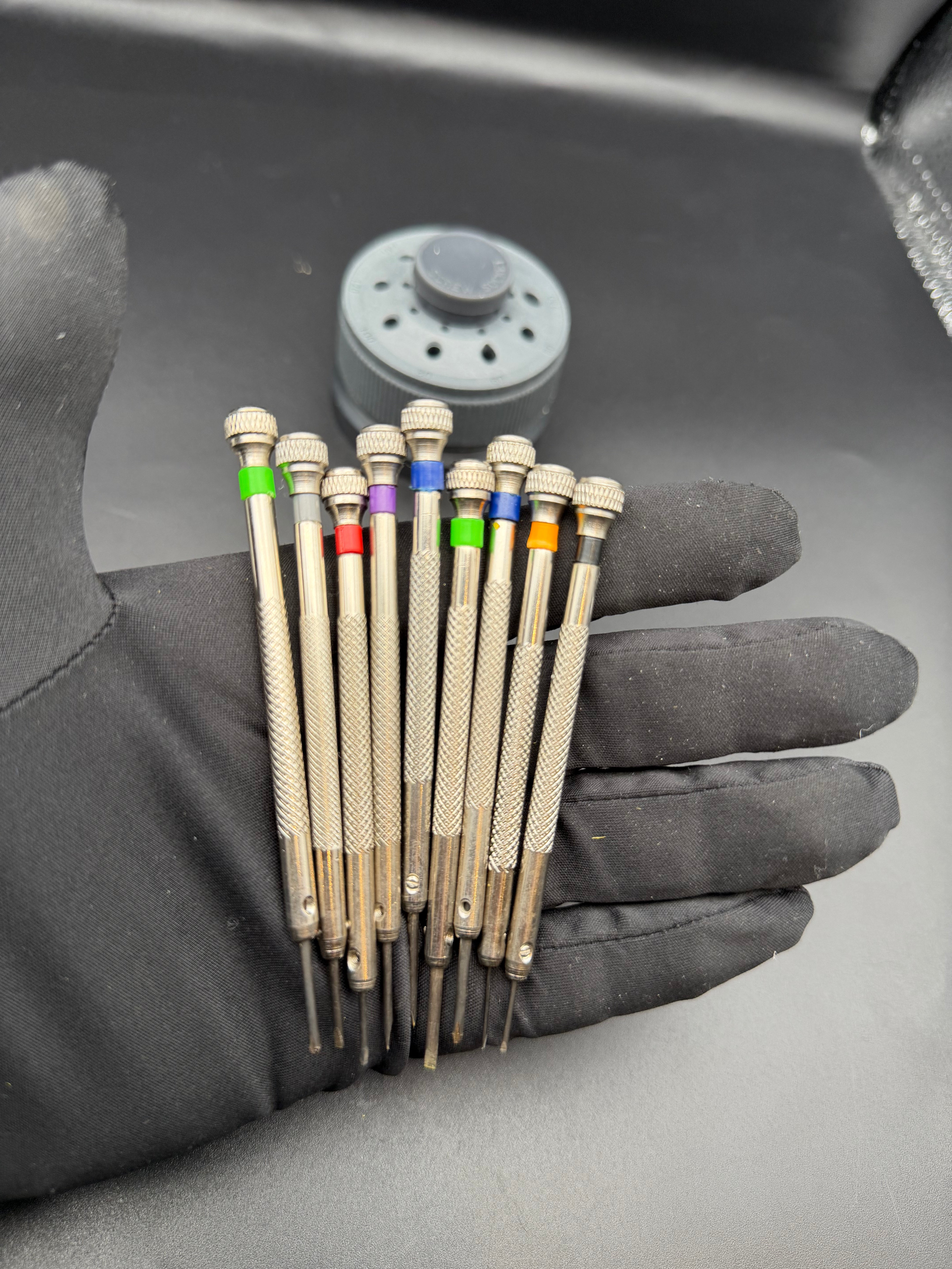 KIT DE 9 TOURNEVIS HORLOGER - TWG