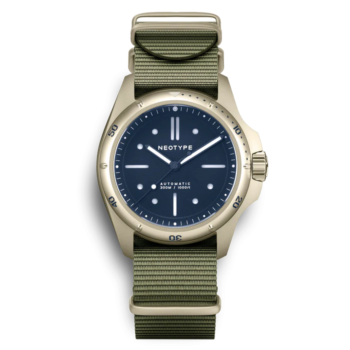 LM01 Type D Steel PVD Gold and Blue dial