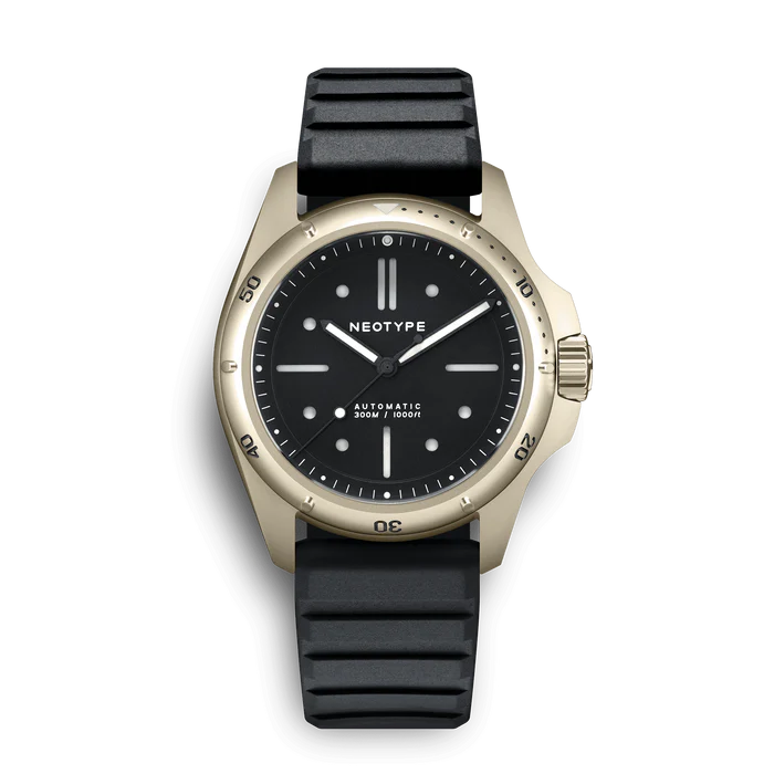 LM01 Type D Steel PVD Gold and Black dial