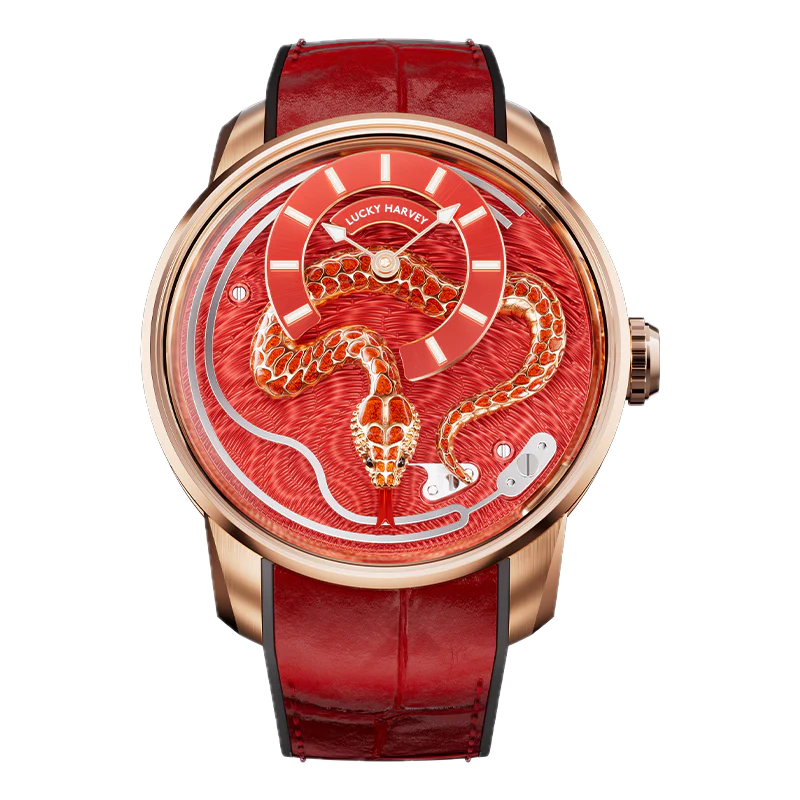 THE ENAMEL SNAKE RED (Edition Limitée)