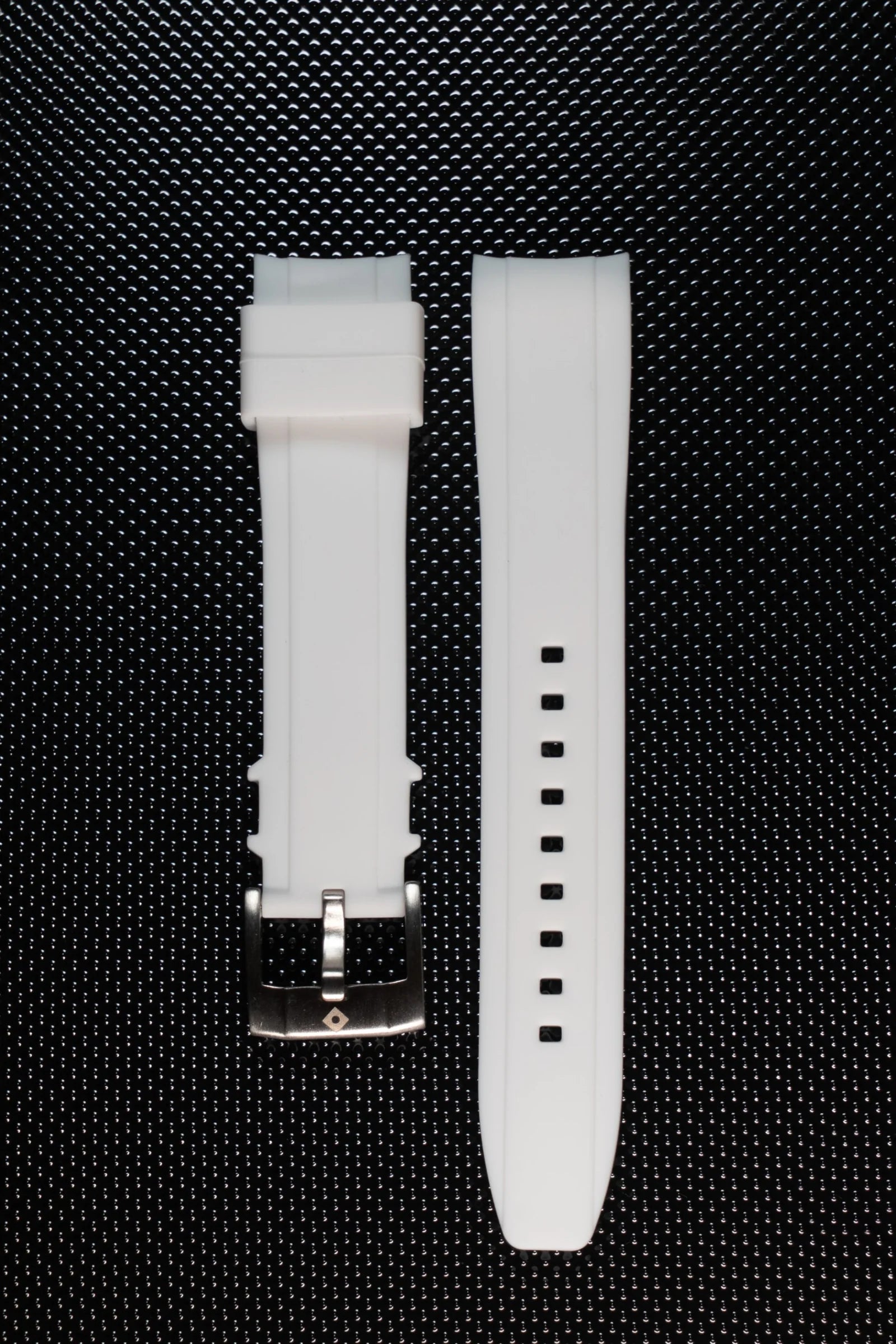 Curved rubber bracelets, pin buckle