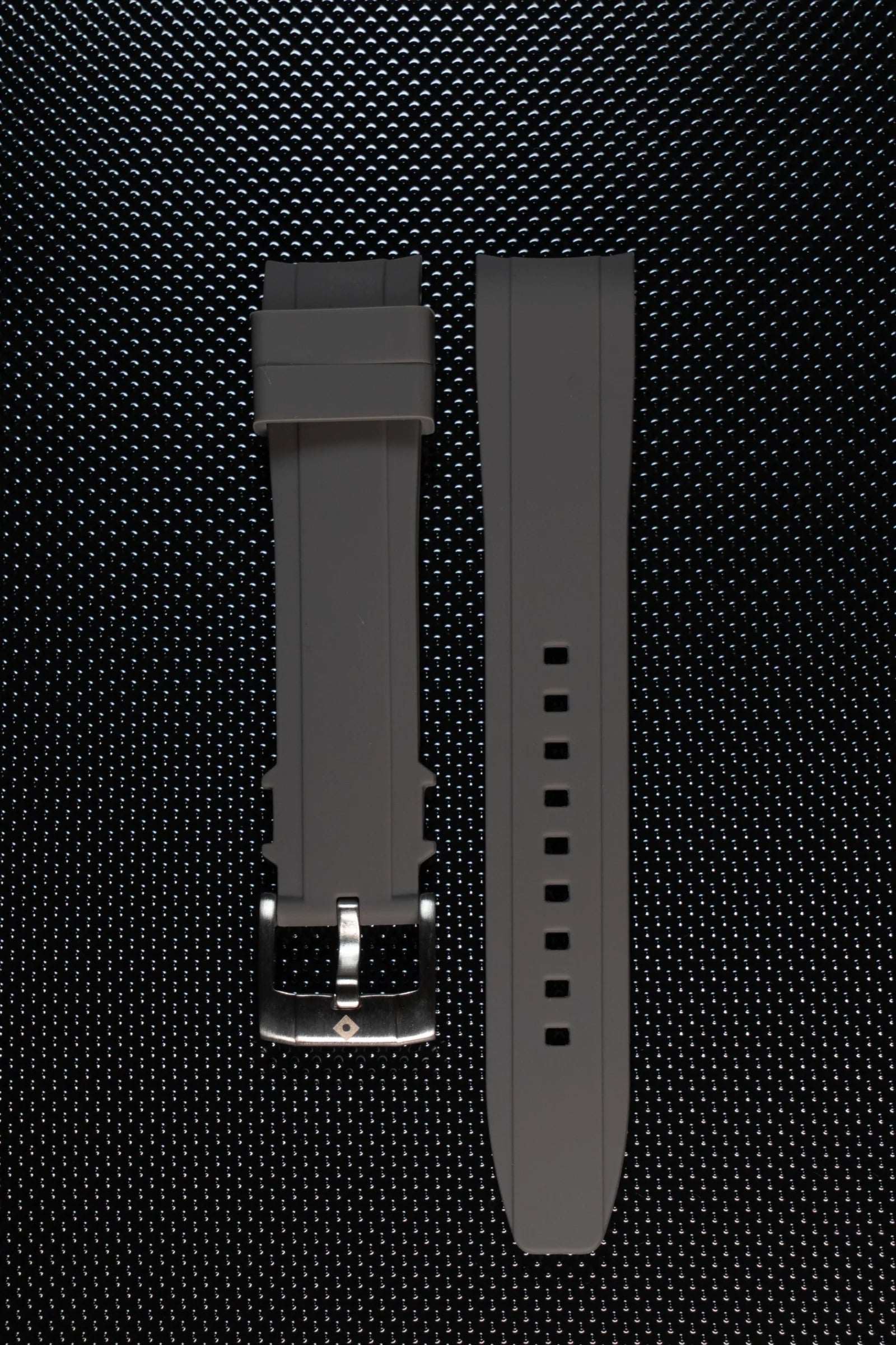Curved rubber bracelets, pin buckle