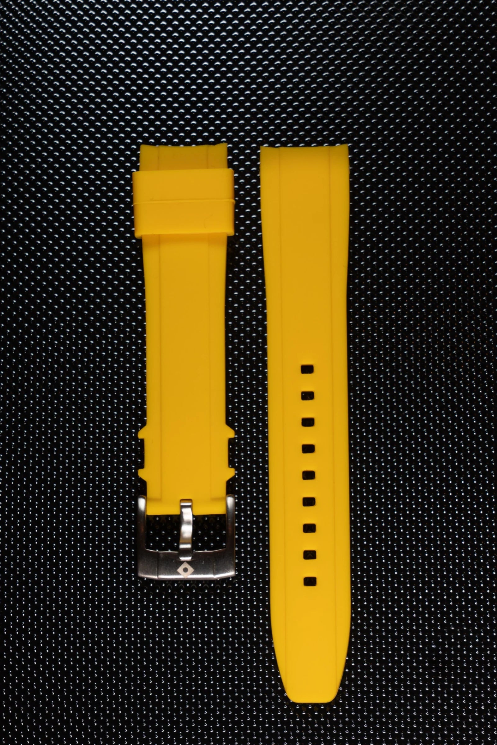 Curved rubber bracelets, pin buckle