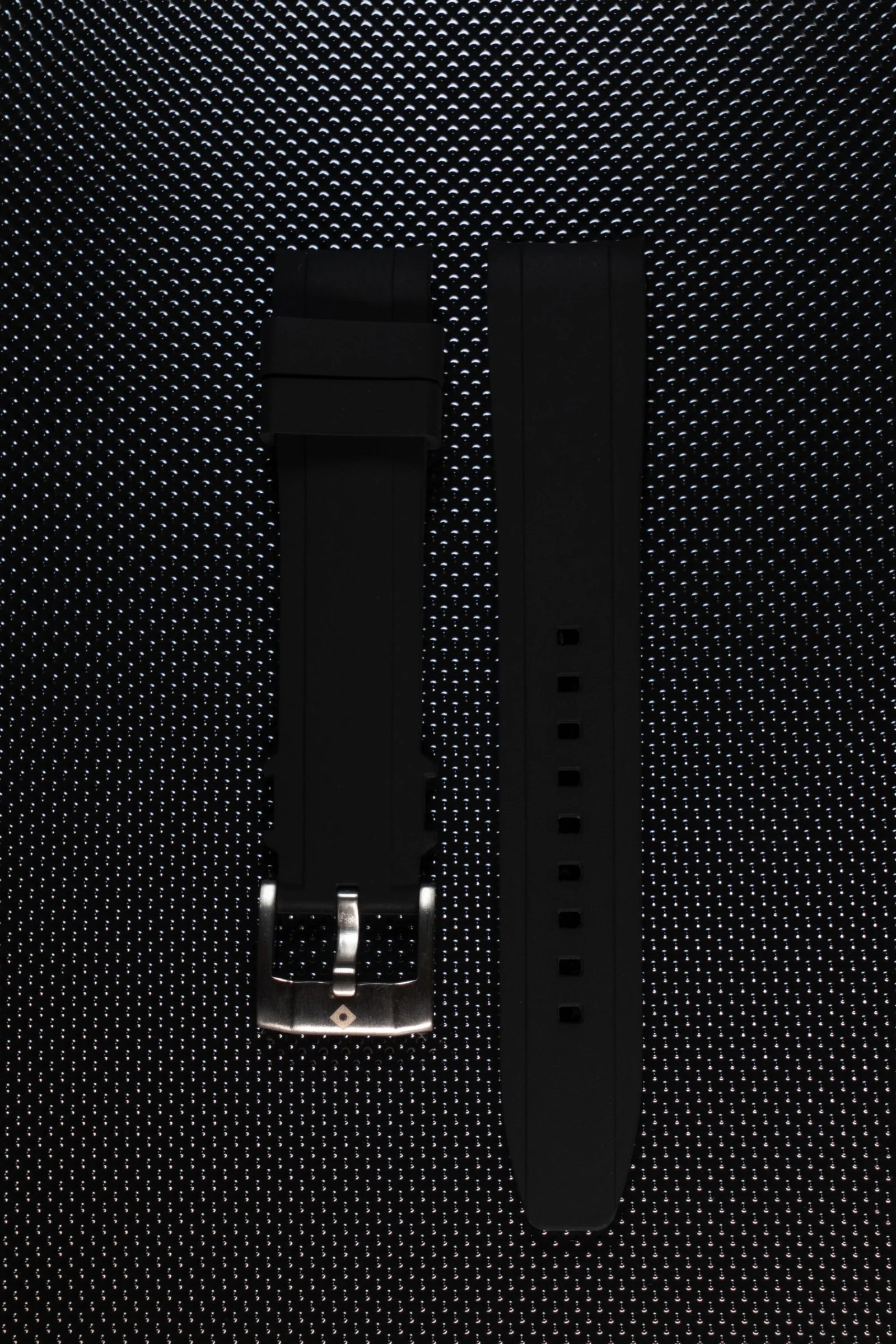 Curved rubber bracelets, pin buckle