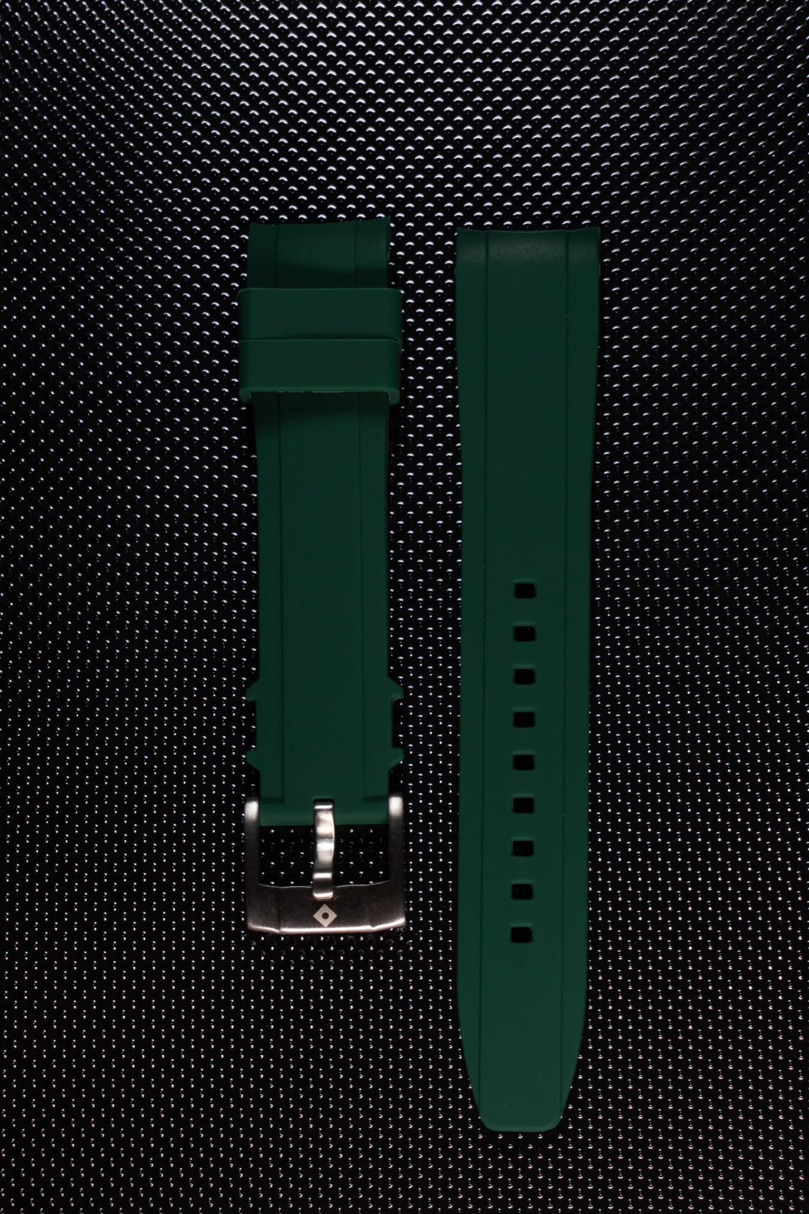 Curved rubber bracelets, pin buckle