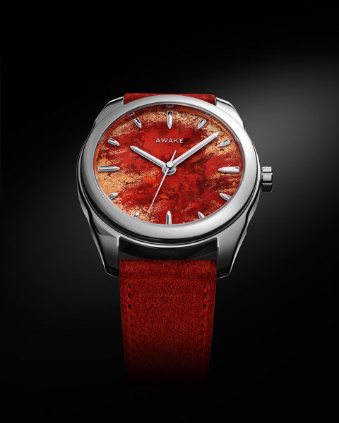 Son Mài - Frosted Leaf Royal Red