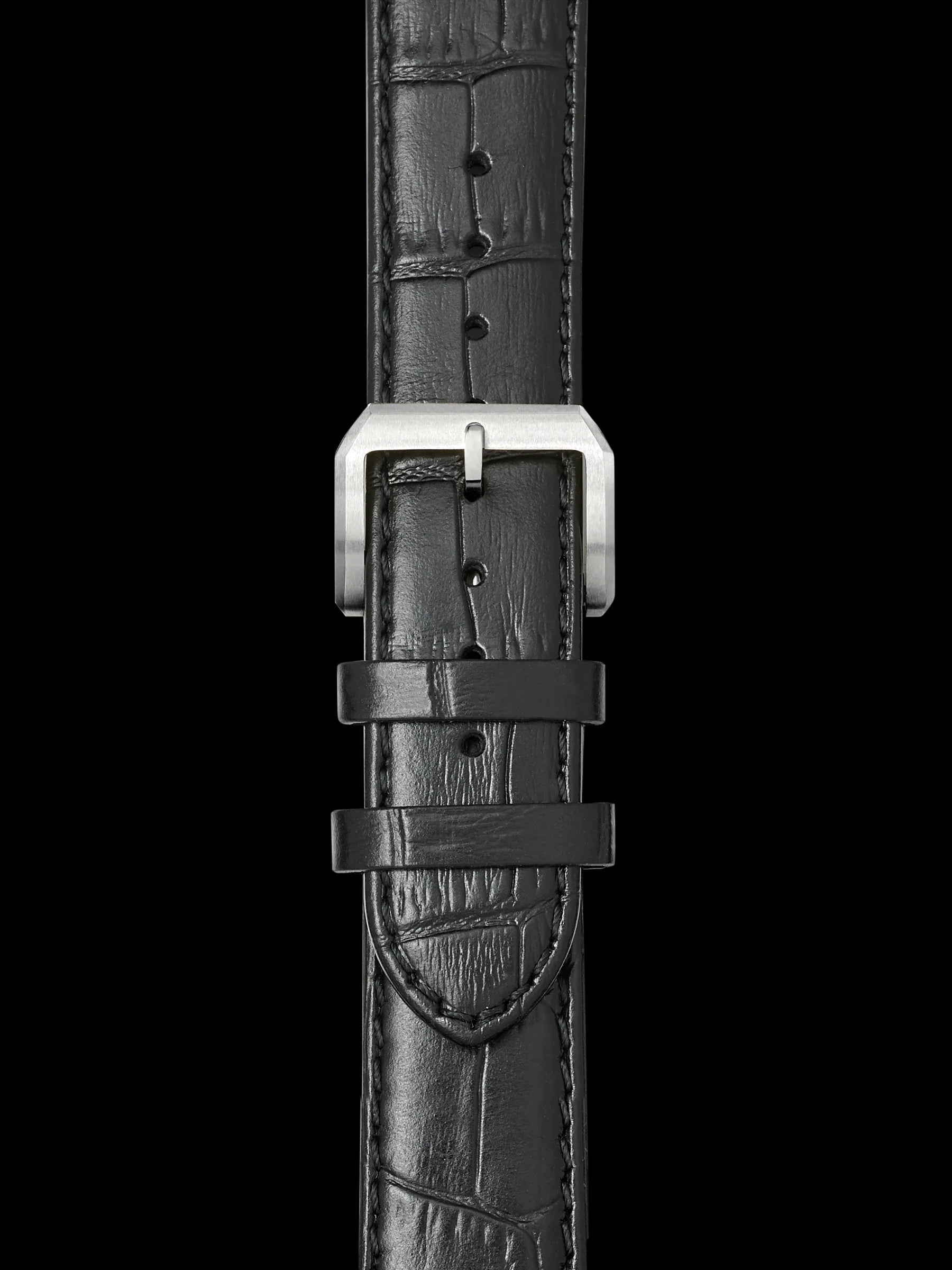 Bracelet en Cuir avec Boucle en Acier HOFFMAN