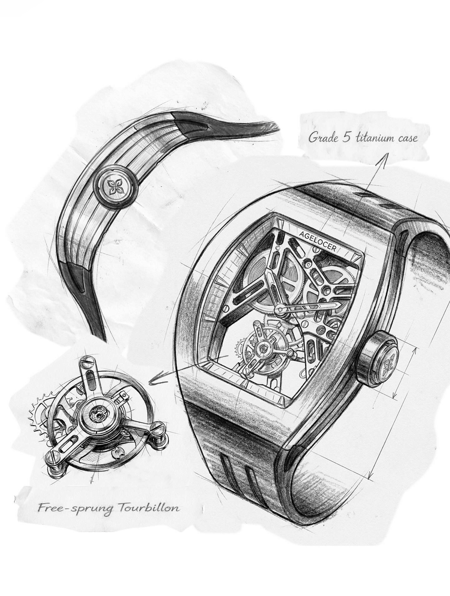 AGELOCER Aero Ti Grade 5 Tourbillon Précommande
