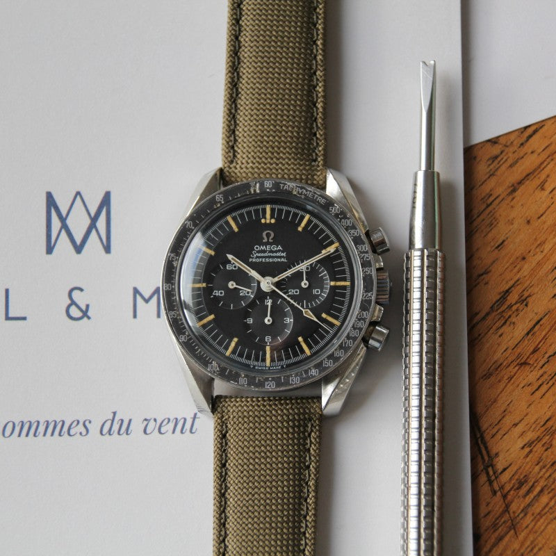 Bracelet de montre toile LARMOR PLAGE vintage green