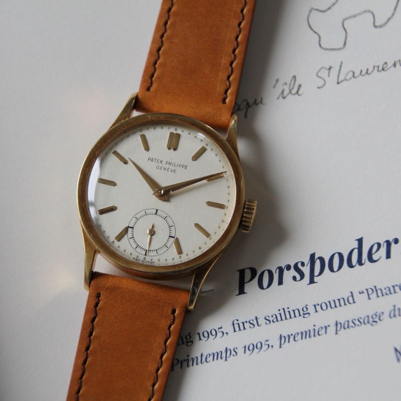 Bracelet de montre cuir LANCIEUX fauve
