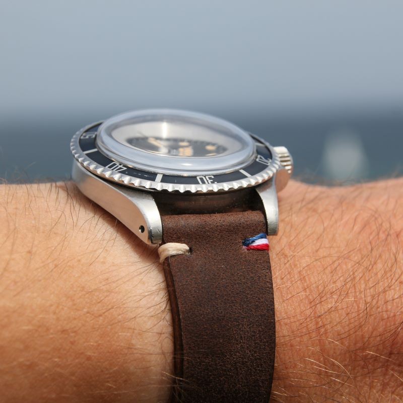 Bracelet de montre cuir BREST marron