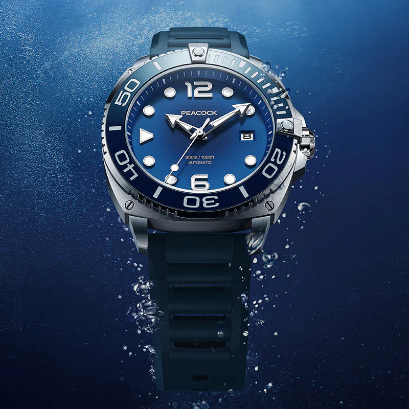 Peacock Just Dive Automatic Waterproof Watch