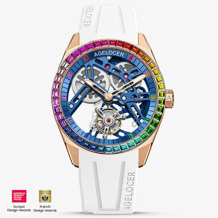 Agelocer Tourbillon Diamant Rainbow