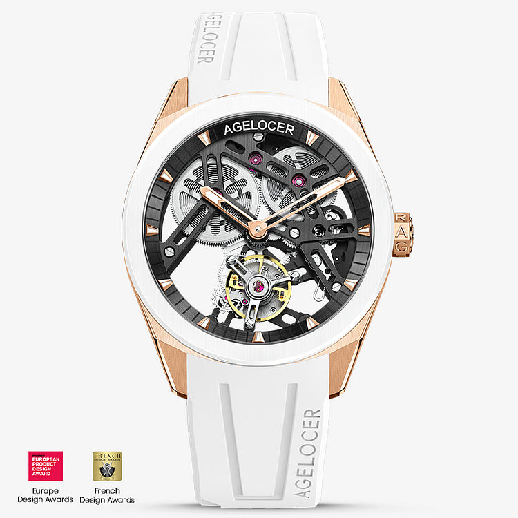 Agelocer Tourbillon Skeleton Ceramic
