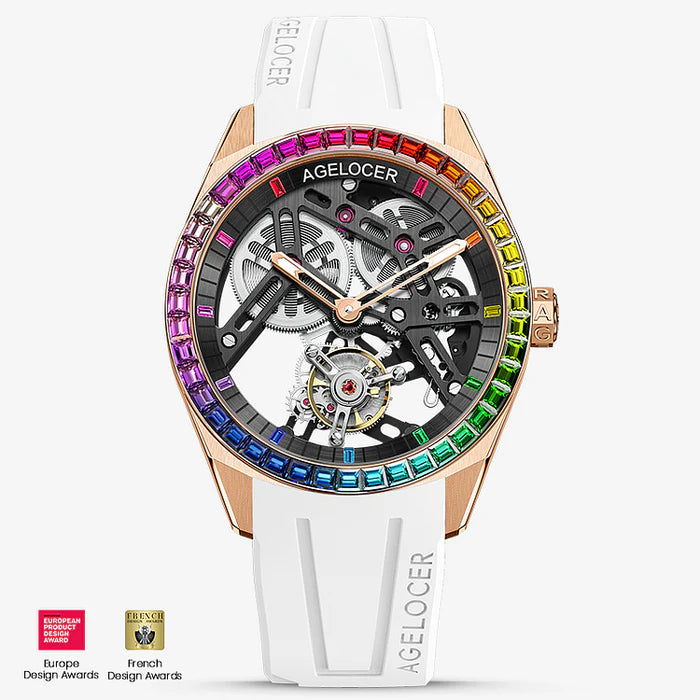 Agelocer Tourbillon Diamant Rainbow