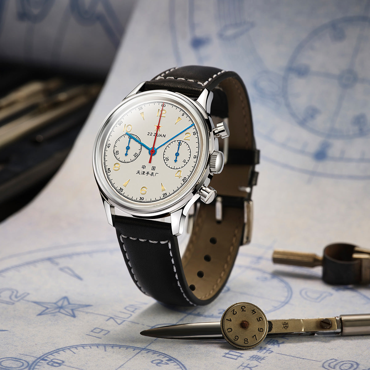 1963 Chronographe 70ᵉ Anniversaire Réédition 37.3mm