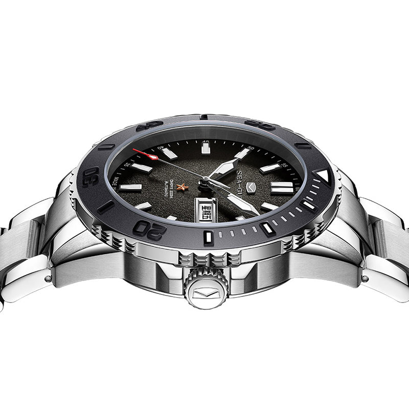 Océan 200m Étanche Cadran Scintillant Céramique Lunette Plongée 44mm