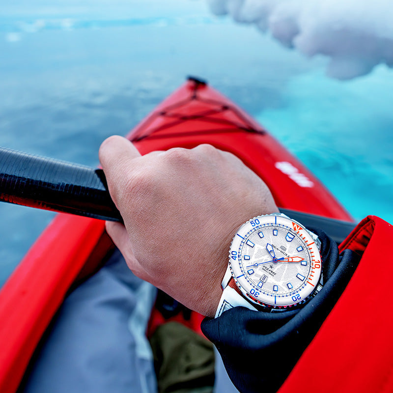 Océan Pro Édition Spéciale 300m Étanche Titane Cadran Texturé Glace Plongée 43mm