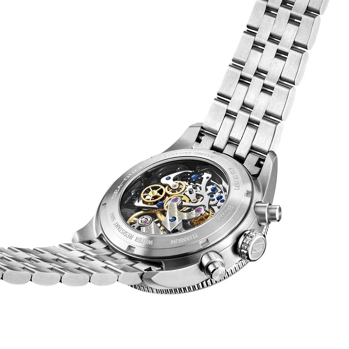 Aviation Tachymètre Chronographe Titane 43mm