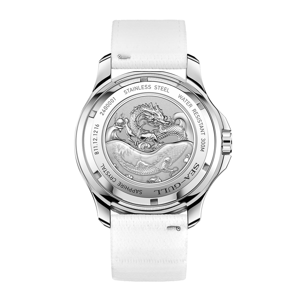 Océan Pro "Rois Dragons des Quatre Mers" Cadran Écailles de Dragon 300m Étanche Plongée 44mm