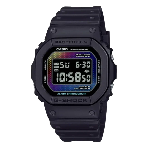 Montre Capsule Rainbow Brick Wall DW-5600RW-1ER