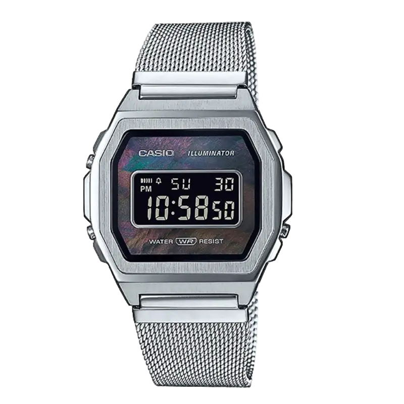 Montre digitale en acier A1000M-1BEF