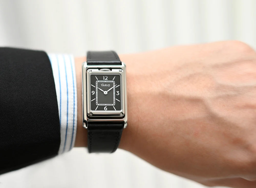 Vario VERSA Reversible Dual Time Gunmetal-Purple Watch