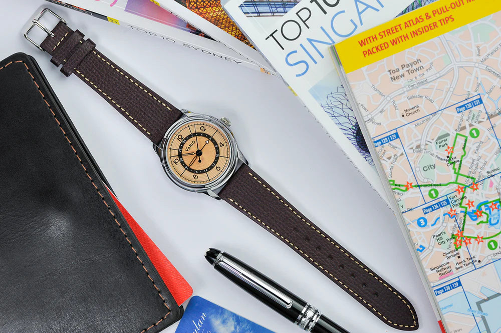 Vario Empire Seasons True GMT Autumn Salmon Automatic