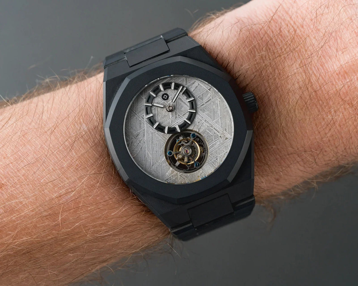 Omnis Origin Céramique Tourbillon : la météorite rencontre la haute horlogerie