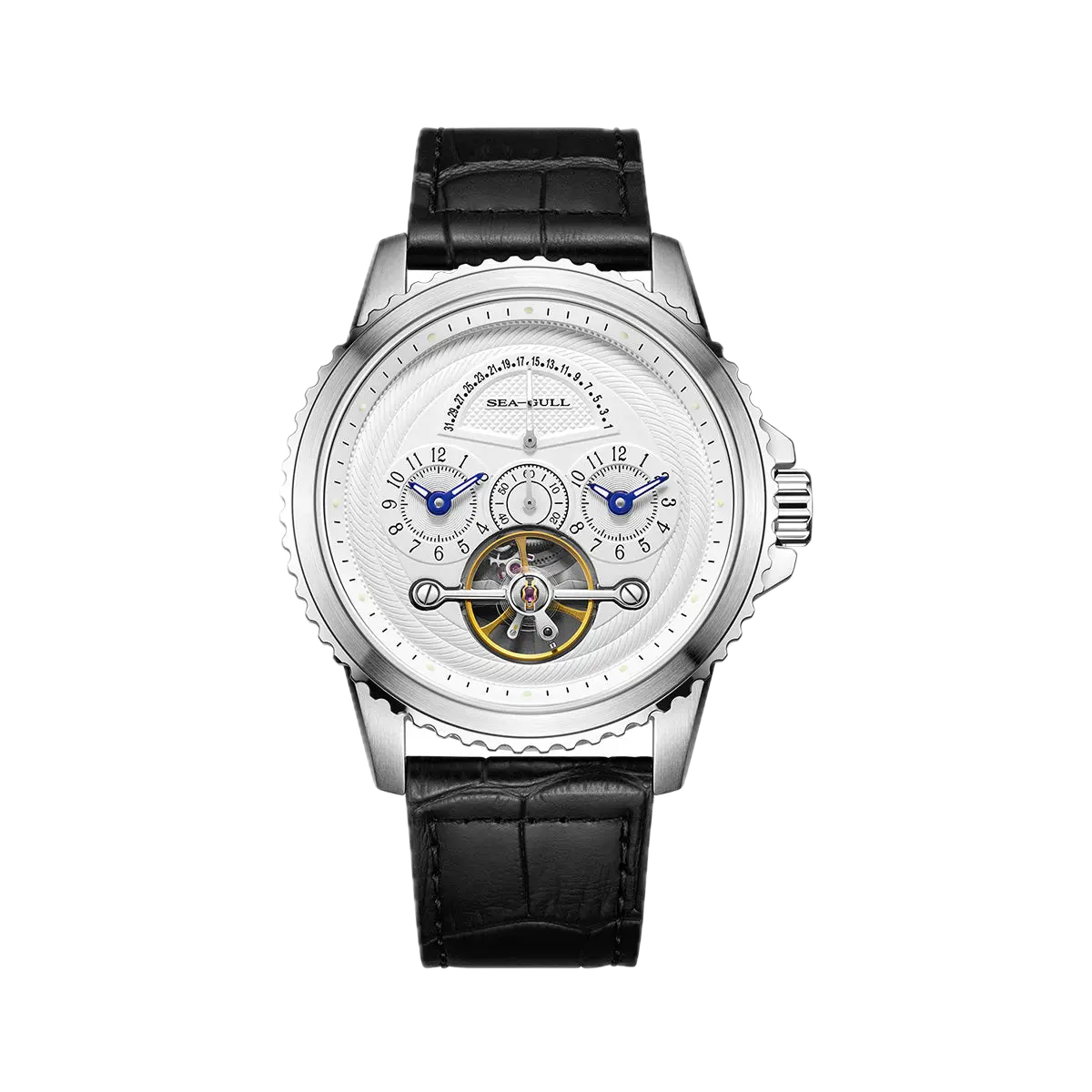 Seagull – Double Fuseau Horaire & Calendrier Rétrograde