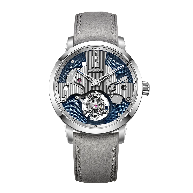 Peacock Witness Hand-Made Guilloché Tourbillon
