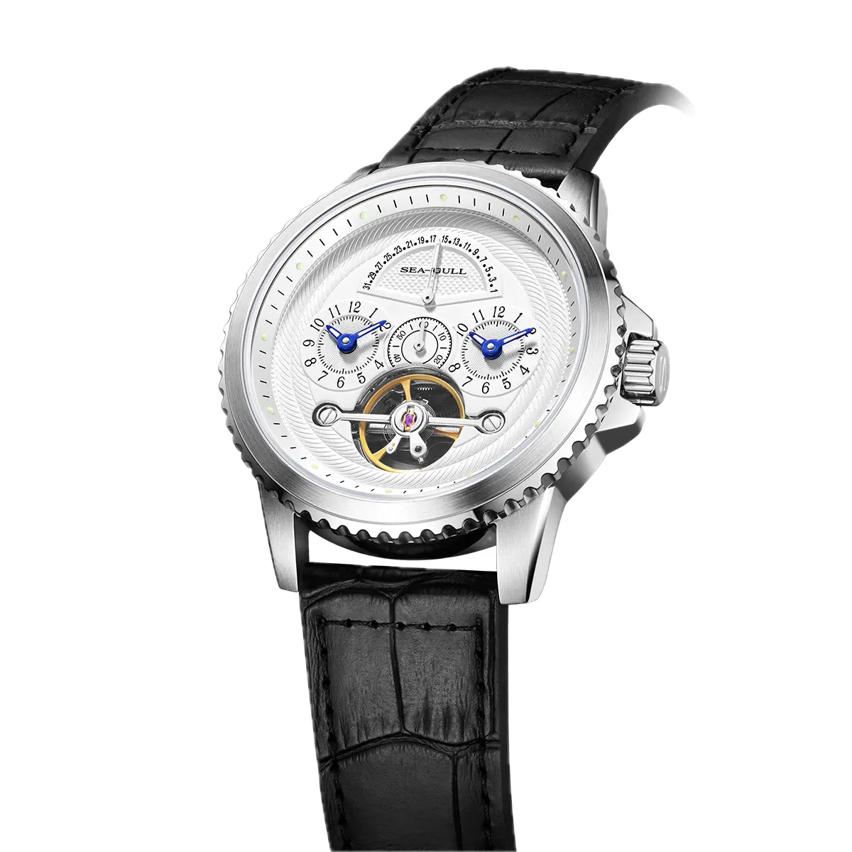 Seagull – Double Fuseau Horaire & Calendrier Rétrograde