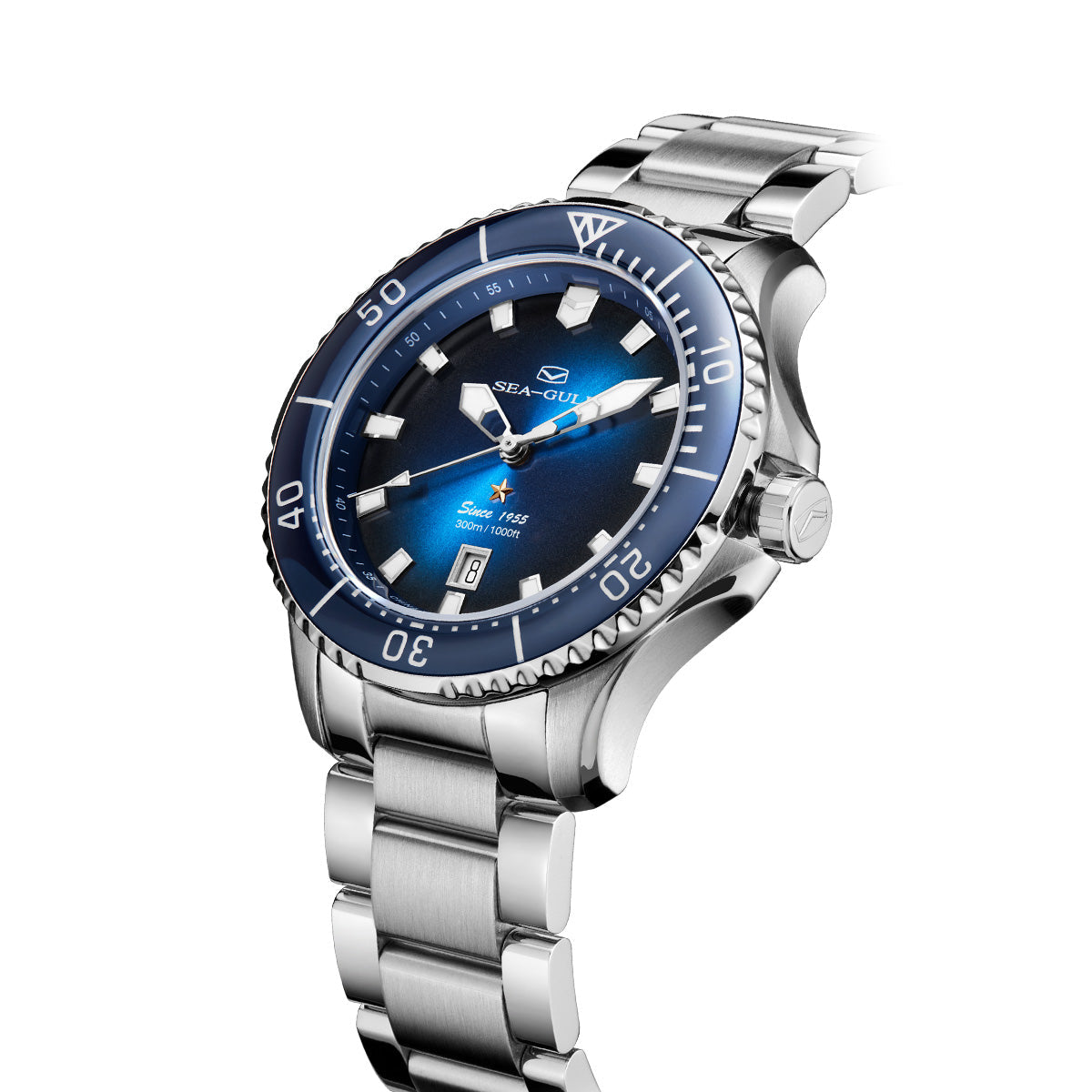 Océan Pro 300m Étanche Plongée 44mm