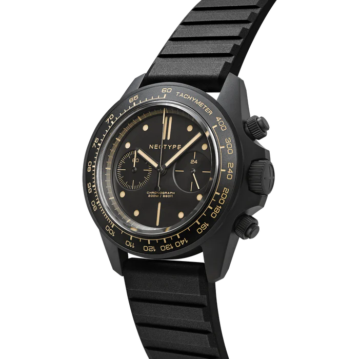 LM02 Type C PVD Noir - Cadran noir + Old Radium