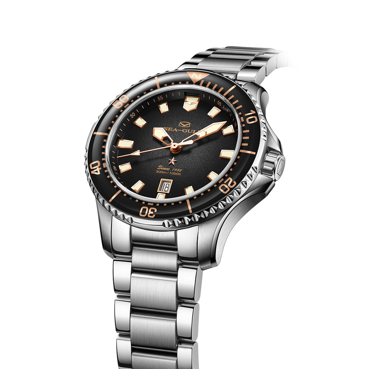 Océan Pro 300m Étanche Plongée 44mm