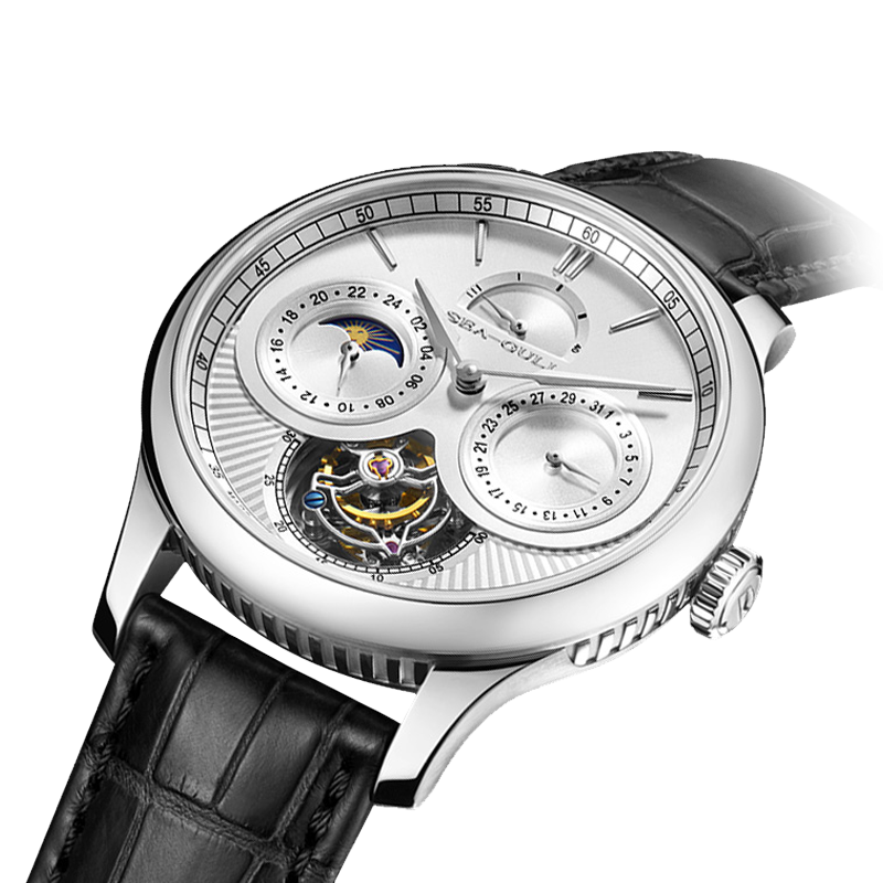 Artisan Patrimoine Multifonction Céleste Calendrier Réserve de Marche Excentrique Tourbillon 41mm