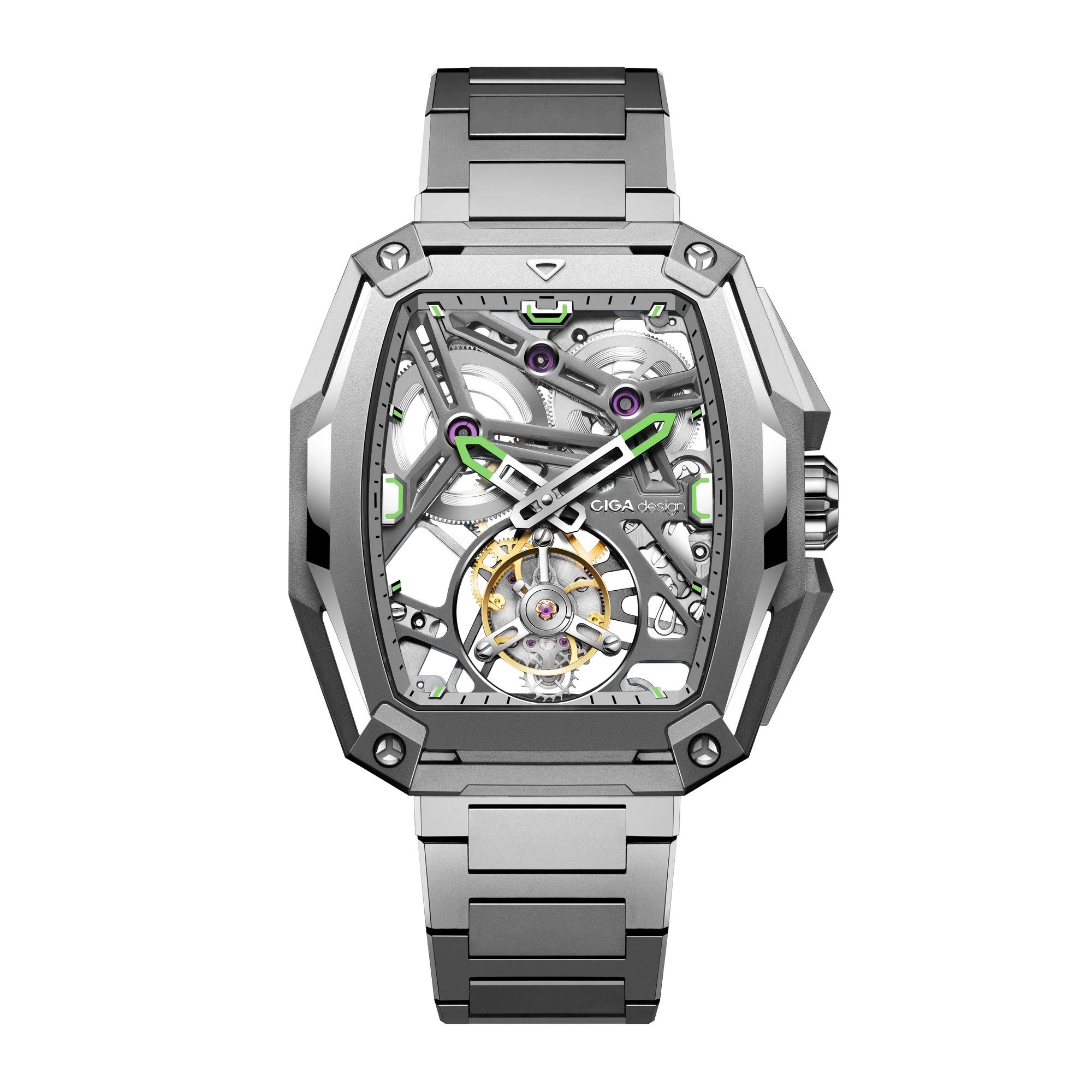 CIGA design Squelette Tourbillon Hunter