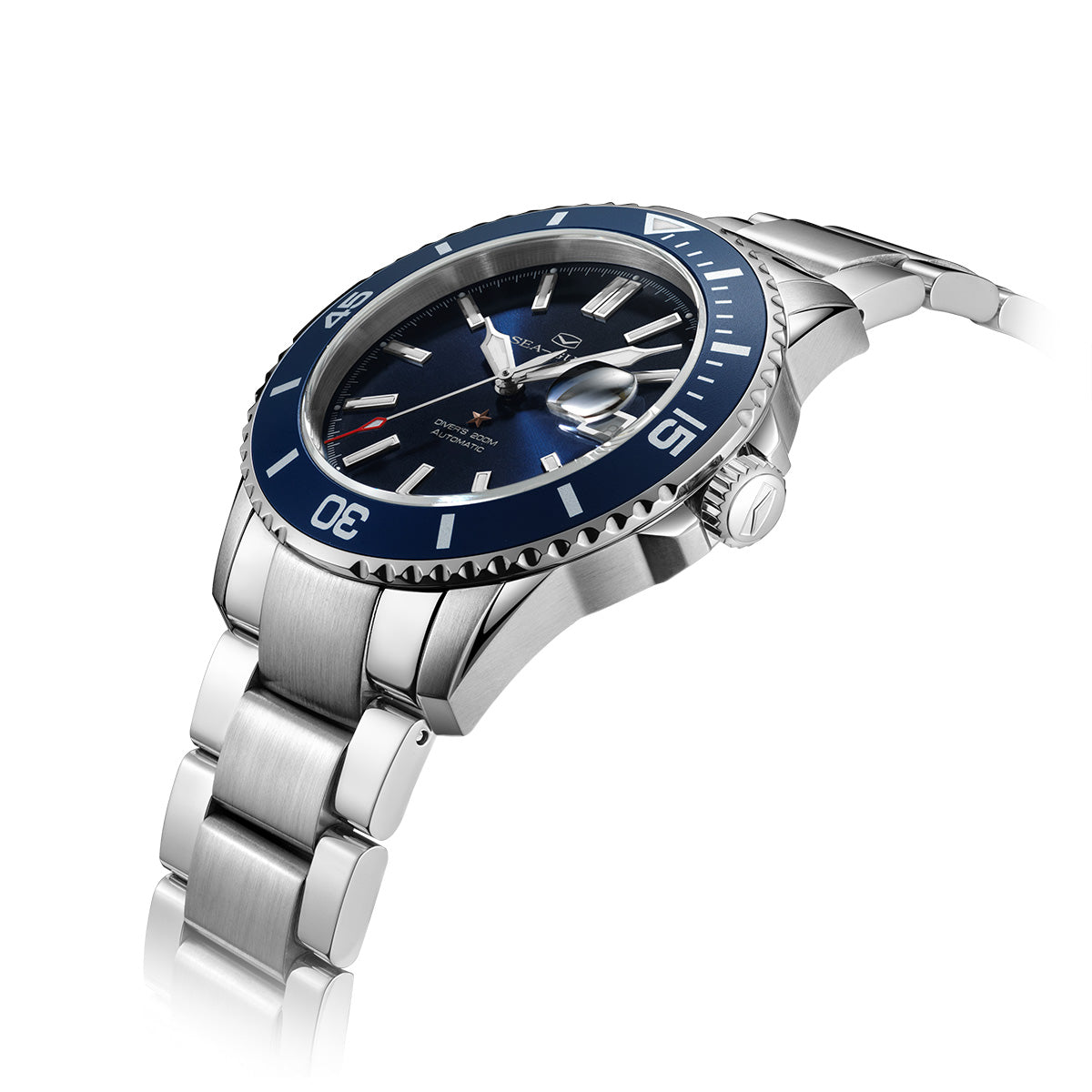 Océan 200m Étanche Date Loupe Plongée 44mm